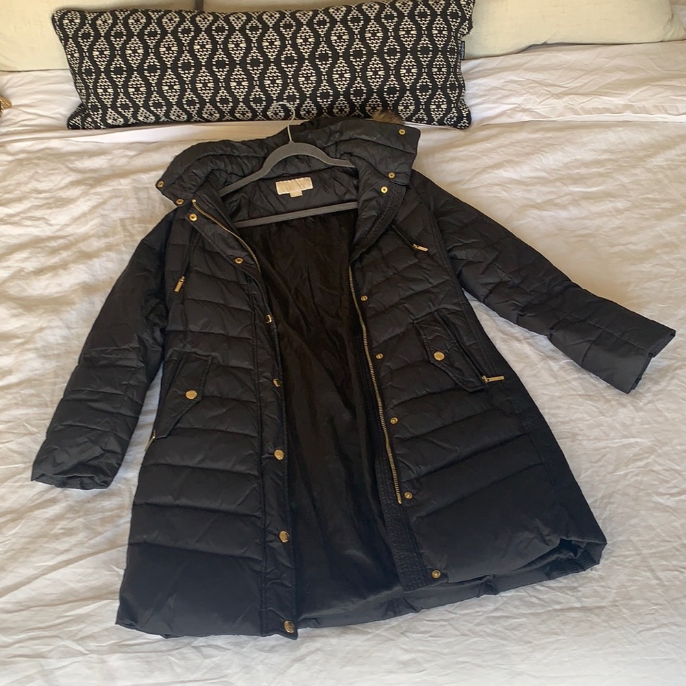 Michael Kors black puffer jacket
